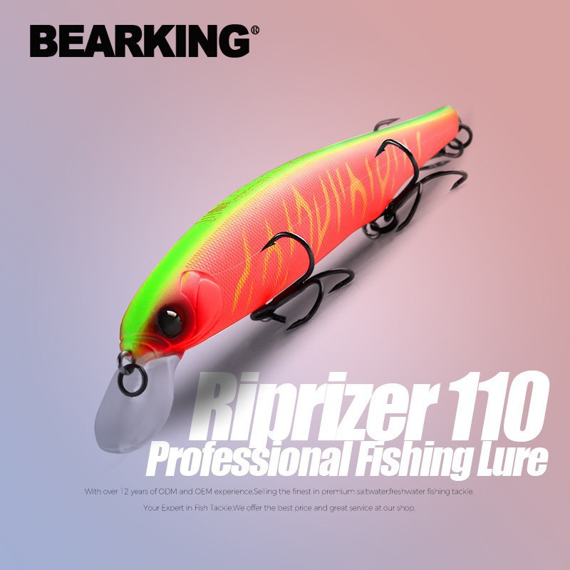 Fishing Lure Jerkbait - BEARKING Лучшая цена Riprizer 110 Jerking