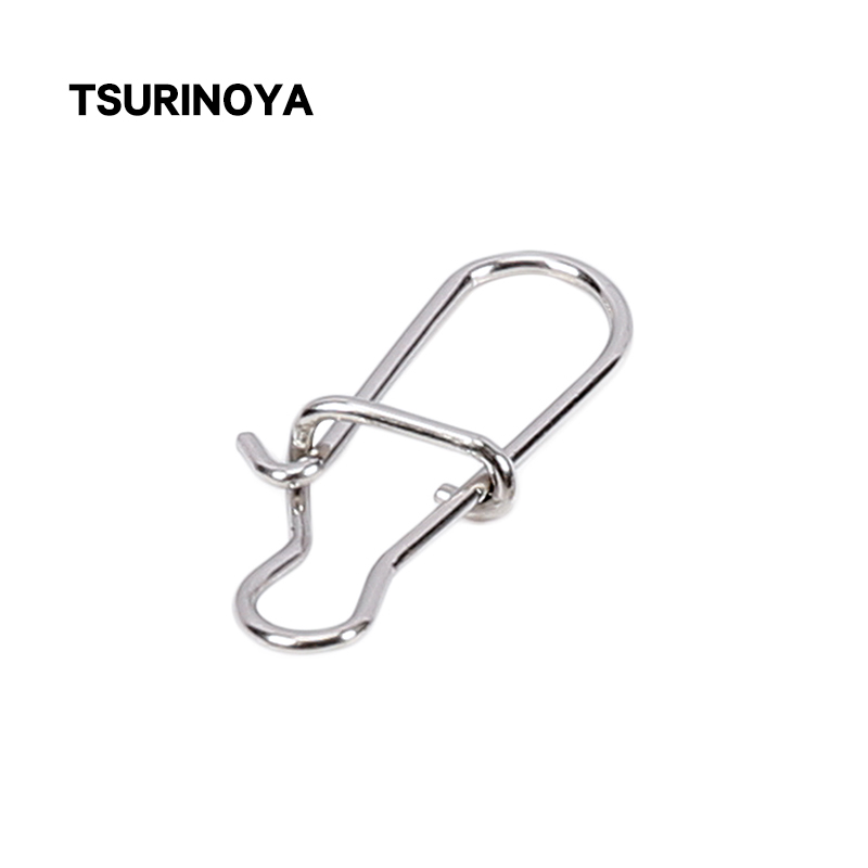 Fishing Lure Accessories - Рыболовные защелки TSURINOYA из нержавеющей стали,