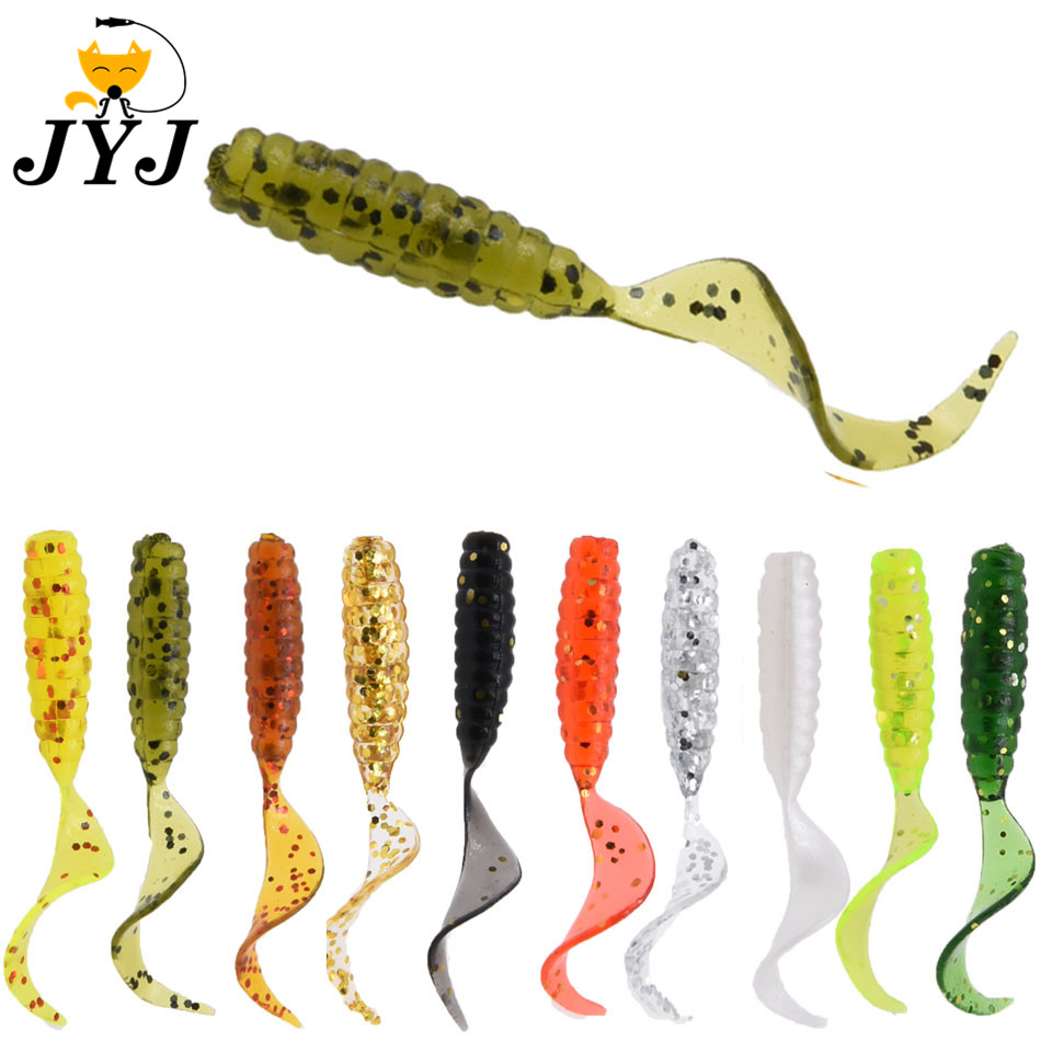 Fishing Lure Soft Plastic - 20 или 30 шт., мягкая силиконовая