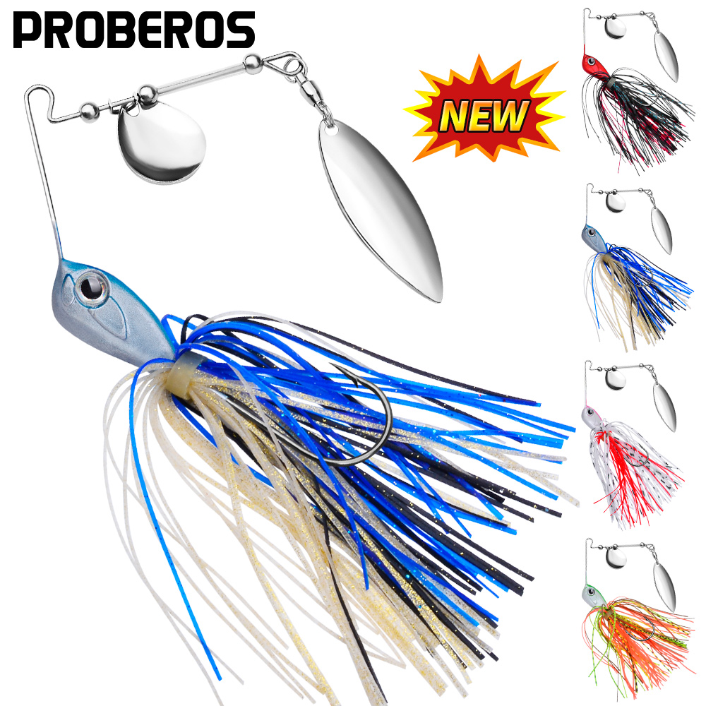 Fishing Lure Blade Bait - Приманка Proberos 10/14г: спиннербейт, чаттербейт, джиг-блейд,