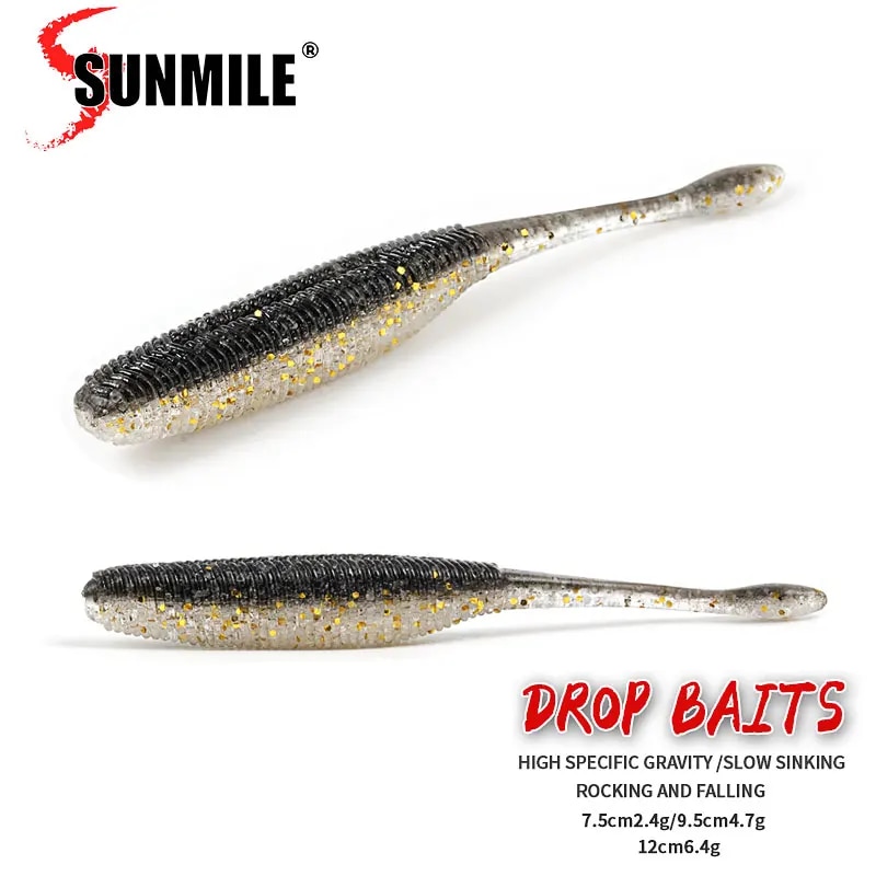 Fishing Lure Swimbait - Рыболовные приманки SUNMILE, мягкие приманки 7,5/9,5/11,5