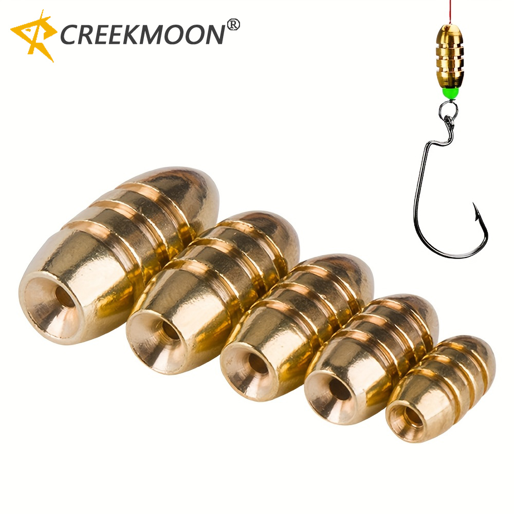 Fishing Lure Kit - 20 шт. латунные медные грузила для