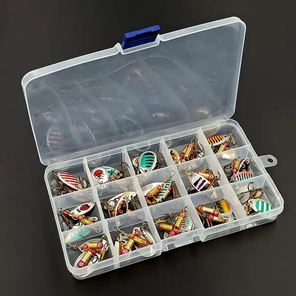 Fishing Lure Spoon - 30 шт. металлических вращающихся блесен-ложек с