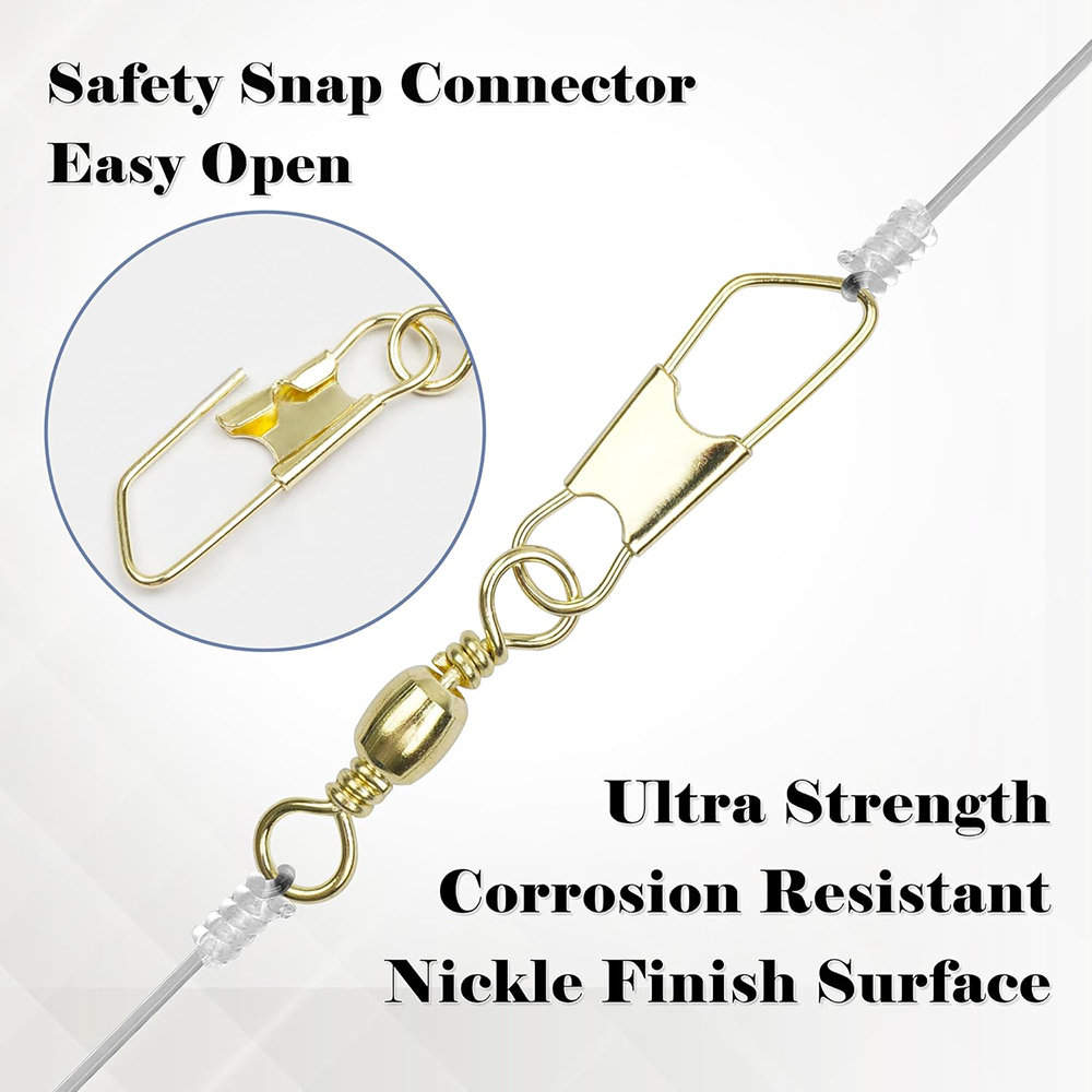50 шт. золотой рыболовный верт – обзор и цена Fishing Lure Accessories