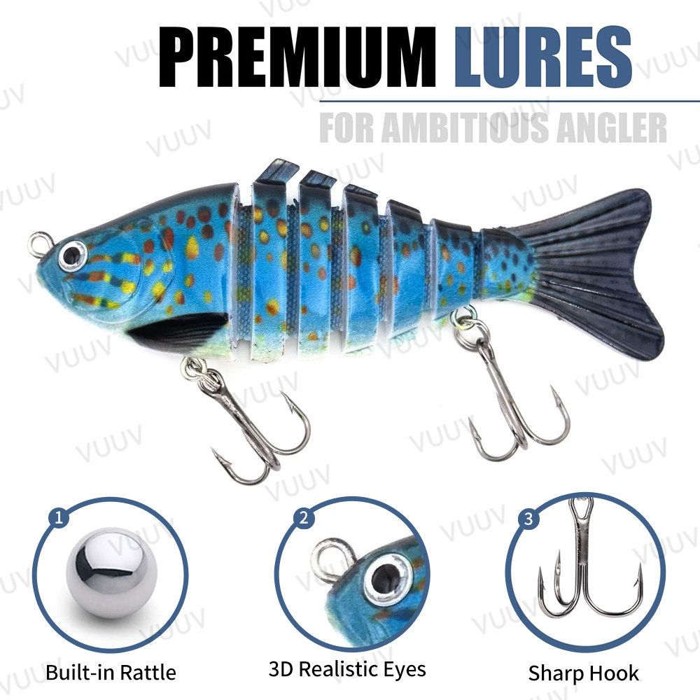 10 шт. многосоставных сегменти – обзор и цена Fishing Lure Popper