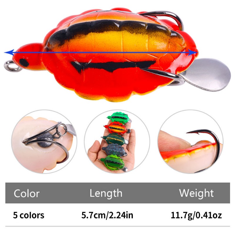 5 шт. приманок в форме черепах – обзор и цена Fishing Lure Blade Bait