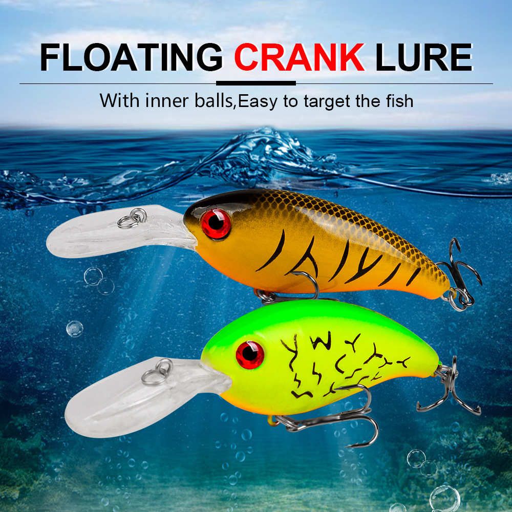 1 шт. кренкбейт, приманки для  – обзор и цена Fishing Lure Crankbait