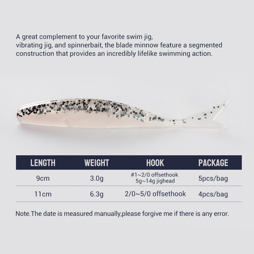 NOEBY Мягкая приманка, лезвие  – обзор и цена Fishing Lure Blade Bait