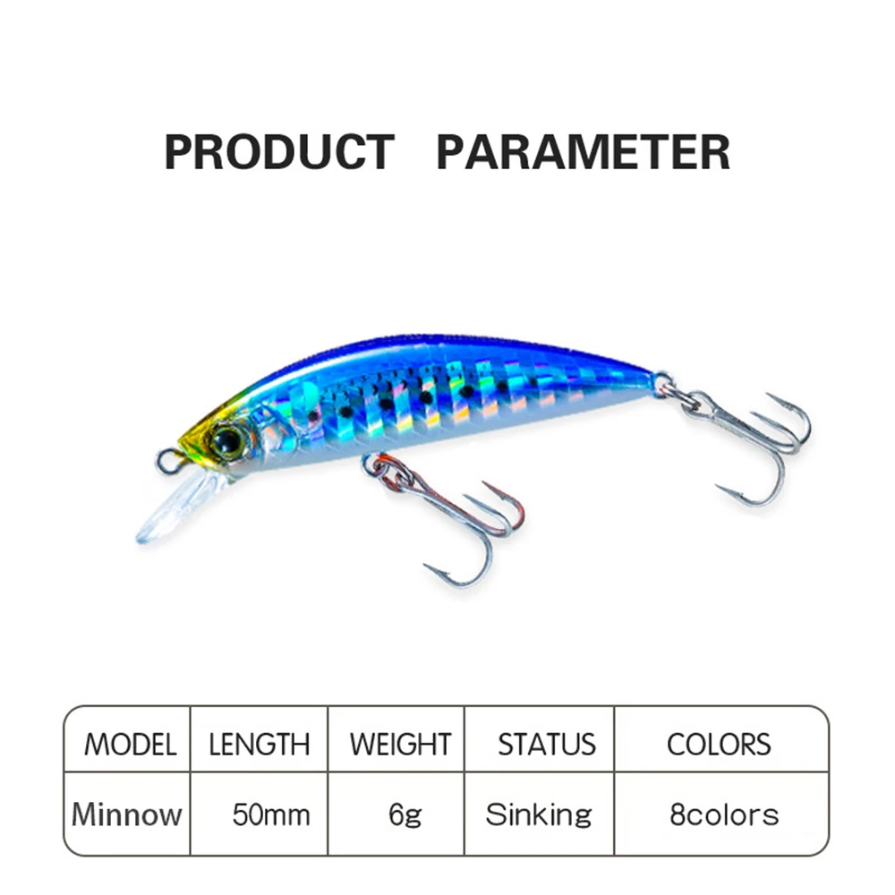 5 см 6 г Рыболовная приманка H – обзор и цена Fishing Lure Jerkbait