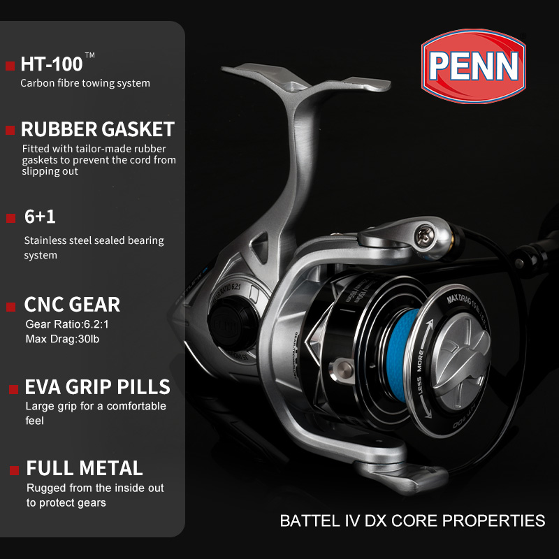 PENN BATTLE BTL IV DX 3000 400 – обзор и цена Penn Reel Battle