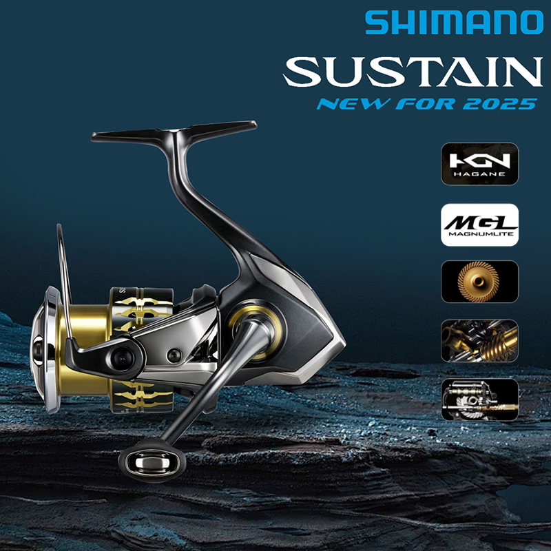 Спиннинговая катушка SHIMANO 2 – обзор и цена Shimano Reel Sustain