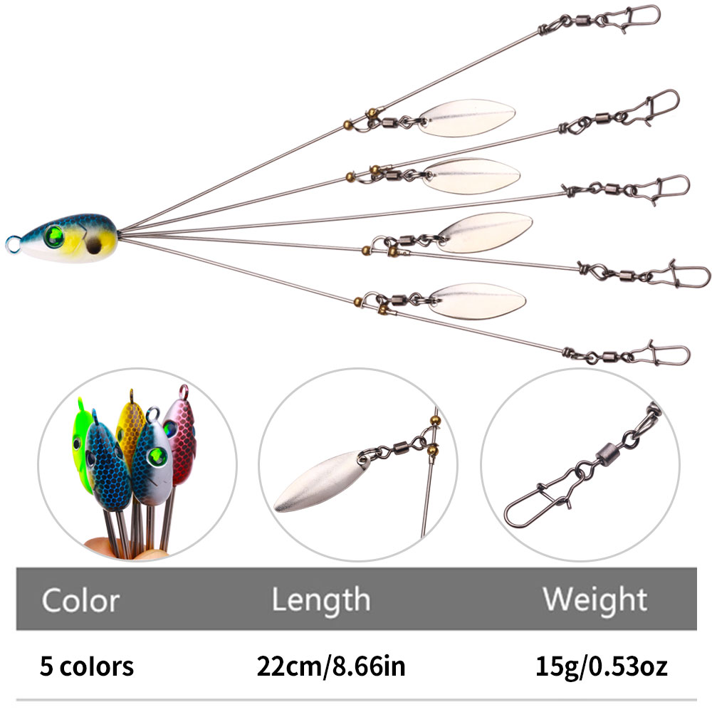 Набор приманок Alabama Rig Spi – обзор и цена Fishing Lure Blade Bait
