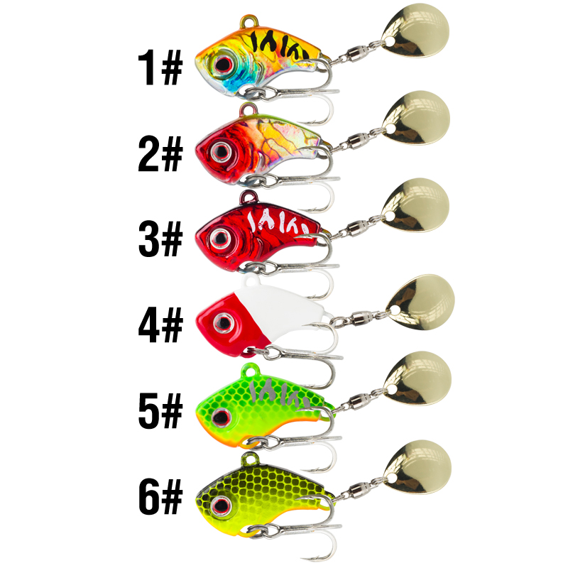 Набор из 6 вращающихся металли – обзор и цена Fishing Lure Spinnerbait