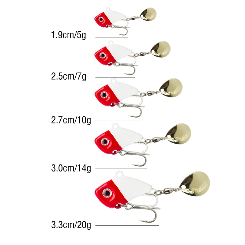 Набор из 6 вращающихся металли – обзор и цена Fishing Lure Spinnerbait