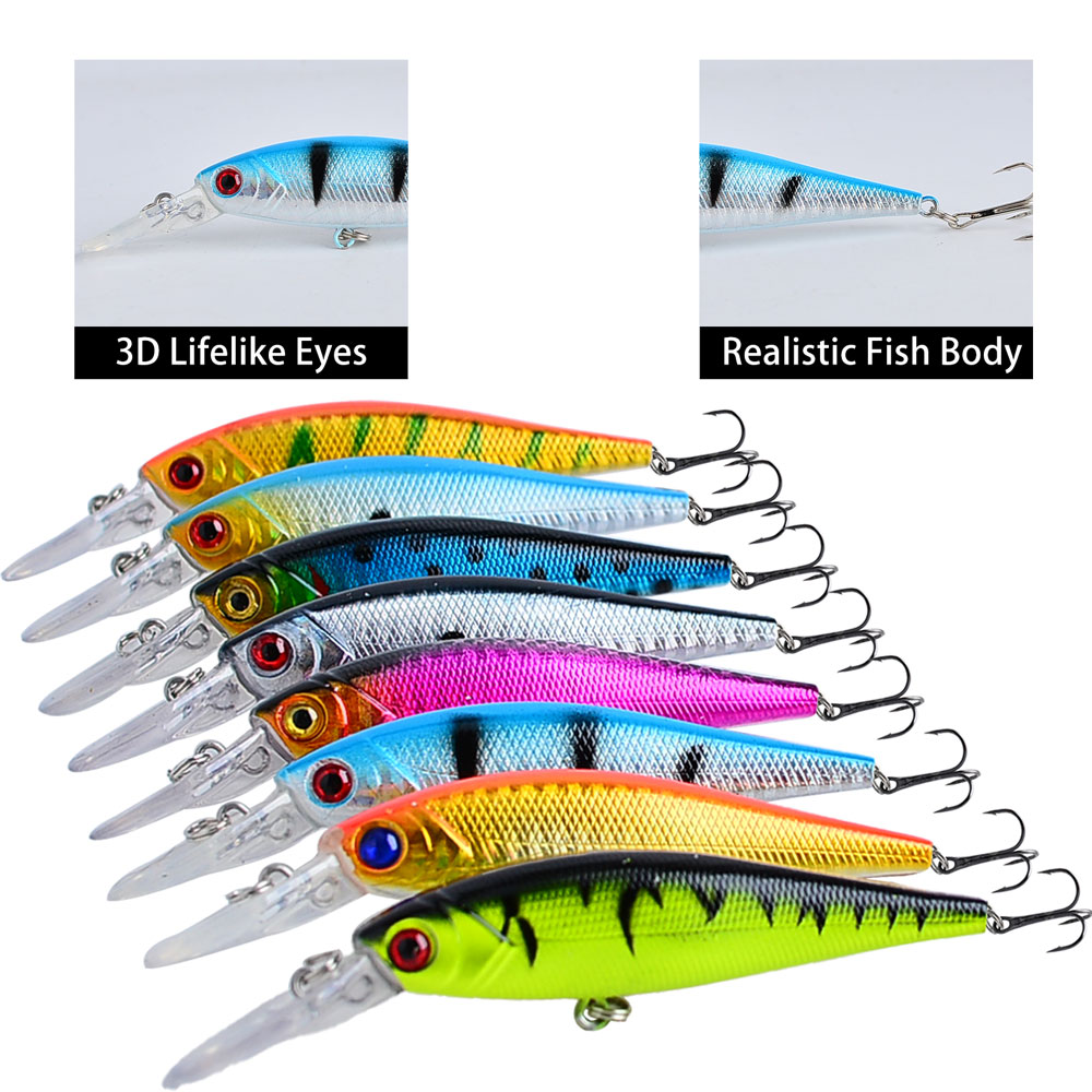 Набор из 8 рыболовных приманок – обзор и цена Fishing Lure Swimbait